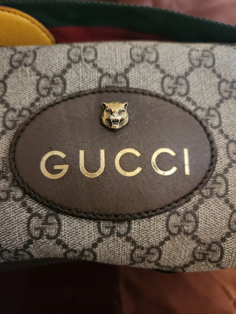 Gucci Neo Vintage Supreme Monogram Web Shoulder Bag - Picture 13 of 14